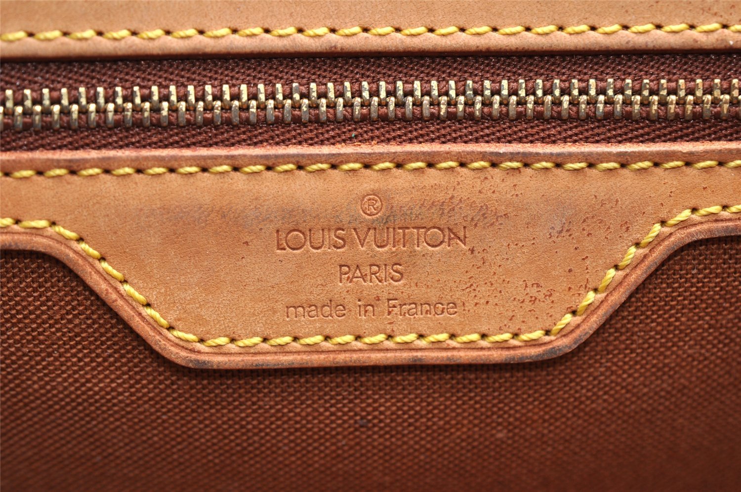 Authentic Louis Vuitton Monogram Gibeciere GM Shoulder Bag M42246 Junk 6393I