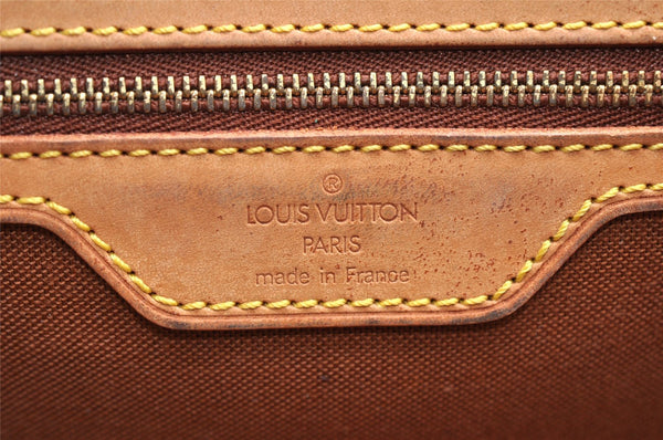 Authentic Louis Vuitton Monogram Gibeciere GM Shoulder Bag M42246 Junk 6393I