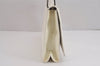 Authentic GUCCI Vintage Shoulder Hand Bag Purse Leather White Junk 6393J