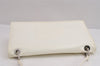 Authentic GUCCI Vintage Shoulder Hand Bag Purse Leather White Junk 6393J