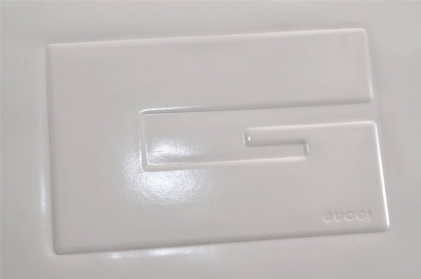 Authentic GUCCI Vintage Shoulder Hand Bag Purse Leather White Junk 6393J