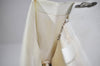 Authentic GUCCI Vintage Shoulder Hand Bag Purse Leather White Junk 6393J