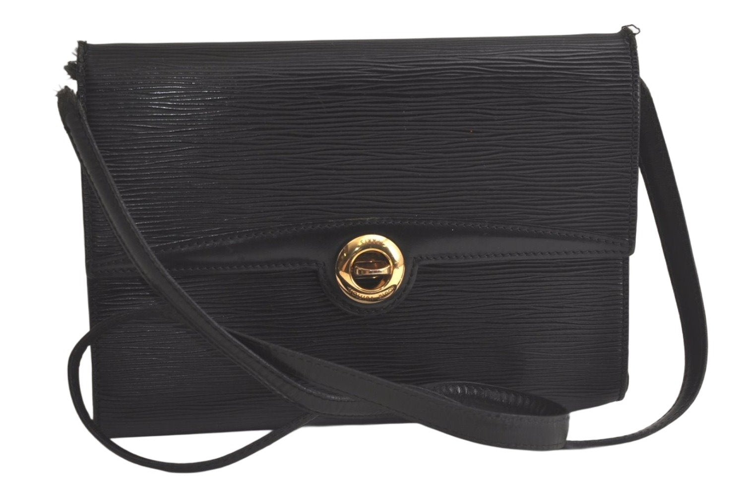 Authentic Louis Vuitton Epi Arche 2Way Clutch Bag Black M52572 Junk 6393K