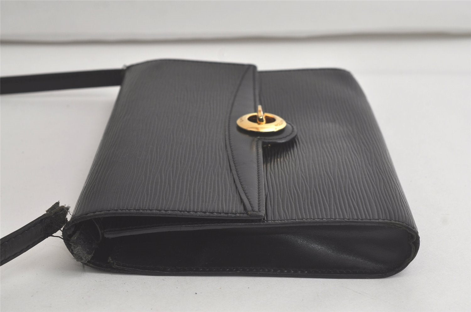 Authentic Louis Vuitton Epi Arche 2Way Clutch Bag Black M52572 Junk 6393K