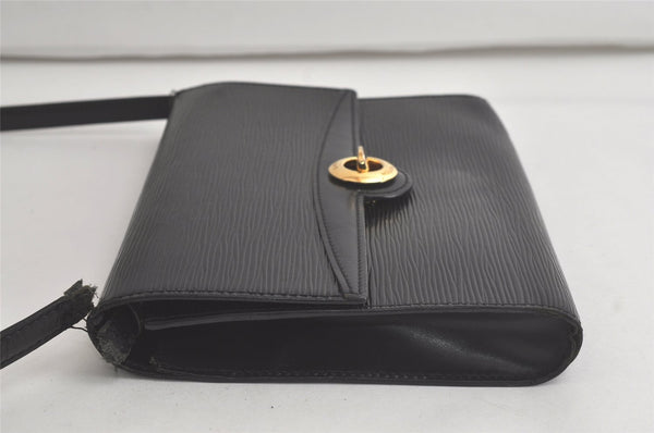 Authentic Louis Vuitton Epi Arche 2Way Clutch Bag Black M52572 Junk 6393K
