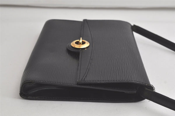 Authentic Louis Vuitton Epi Arche 2Way Clutch Bag Black M52572 Junk 6393K
