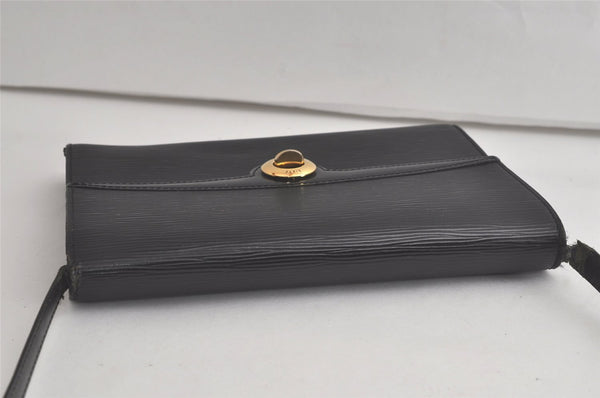Authentic Louis Vuitton Epi Arche 2Way Clutch Bag Black M52572 Junk 6393K