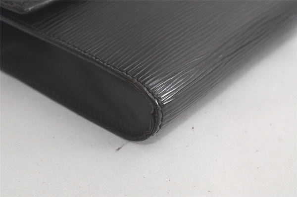Authentic Louis Vuitton Epi Arche 2Way Clutch Bag Black M52572 Junk 6393K