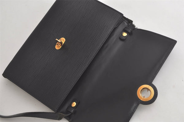 Authentic Louis Vuitton Epi Arche 2Way Clutch Bag Black M52572 Junk 6393K