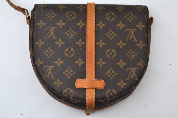 Authentic Louis Vuitton Monogram Chantilly MM Shoulder Bag M51233 Junk 6394I