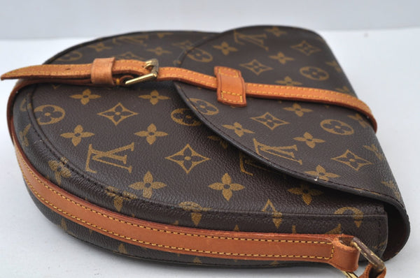Authentic Louis Vuitton Monogram Chantilly MM Shoulder Bag M51233 Junk 6394I