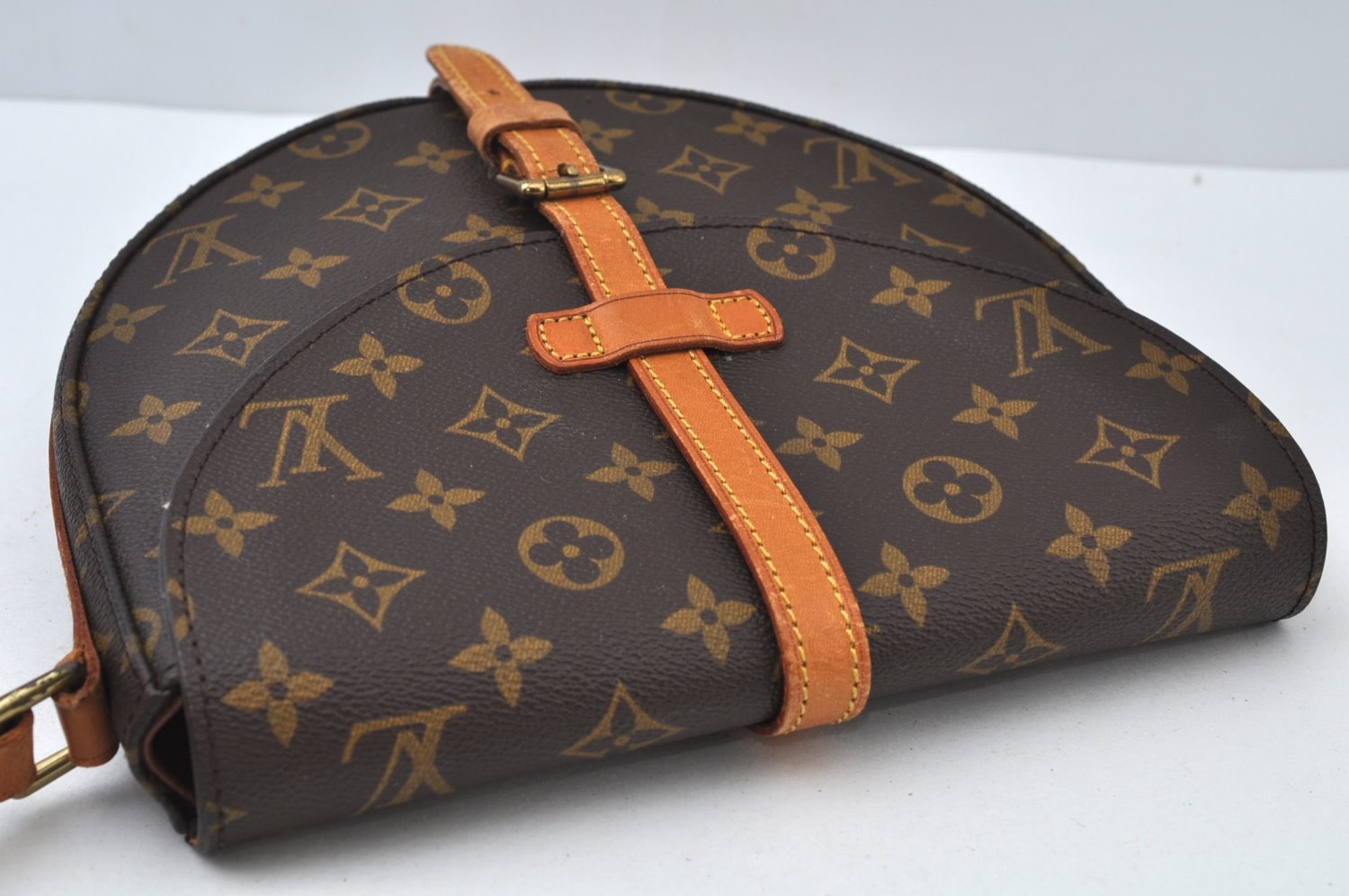 Authentic Louis Vuitton Monogram Chantilly MM Shoulder Bag M51233 Junk 6394I