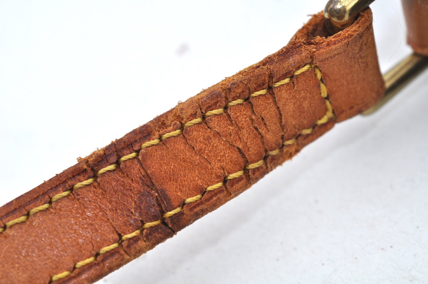 Authentic Louis Vuitton Monogram Chantilly MM Shoulder Bag M51233 Junk 6394I