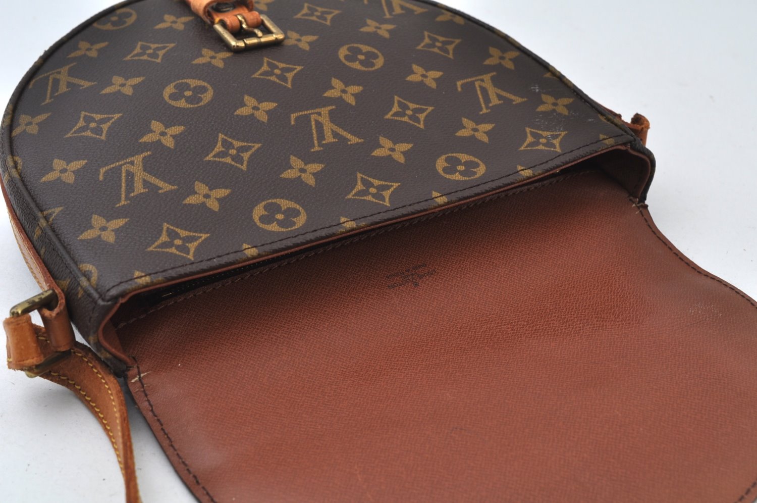 Authentic Louis Vuitton Monogram Chantilly MM Shoulder Bag M51233 Junk 6394I