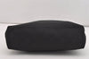 Authentic GUCCI Vintage Shoulder Hand Bag Purse GG Nylon Leather Black 6394J