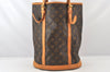 Authentic Louis Vuitton Monogram Bucket GM Shoulder Tote Bag M42236 Junk 6394K