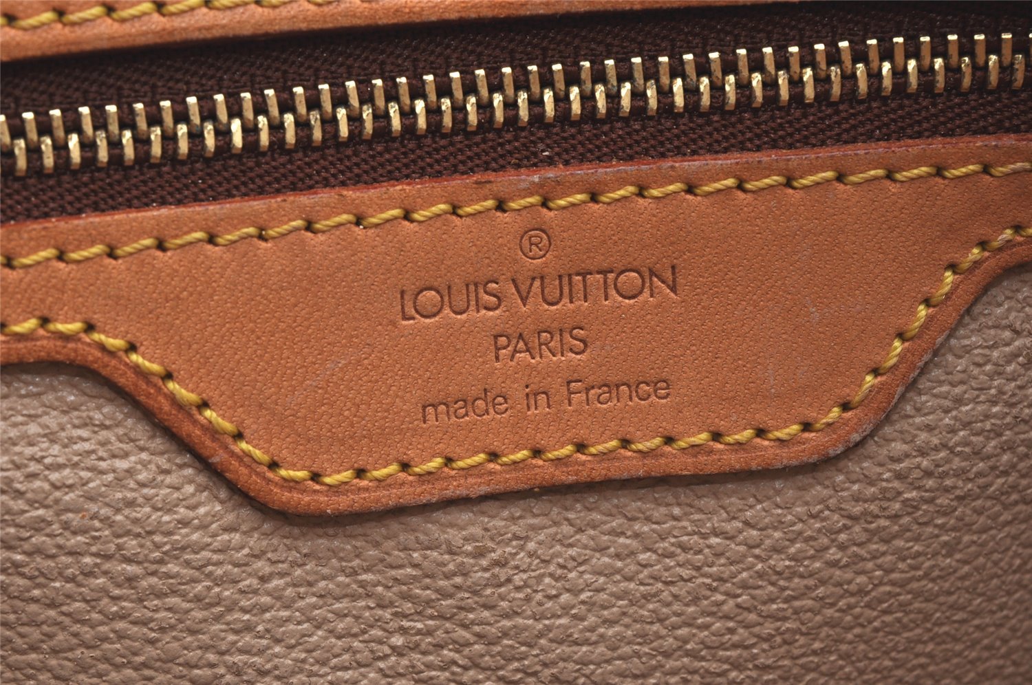 Authentic Louis Vuitton Monogram Bucket GM Shoulder Tote Bag M42236 Junk 6394K