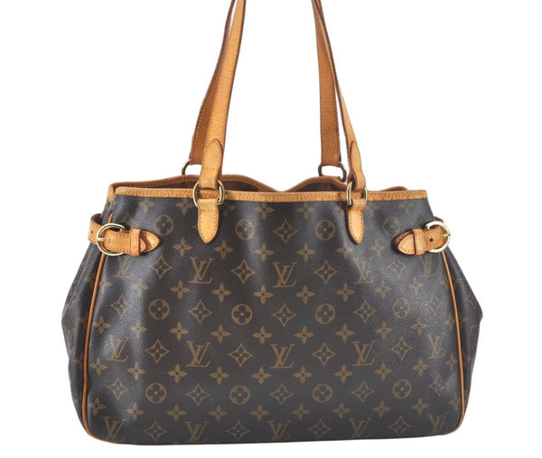 Authentic Louis Vuitton Monogram Batignolles Horizontal Tote Bag M51154 LV 6395J