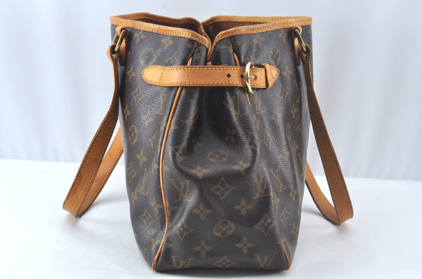 Authentic Louis Vuitton Monogram Batignolles Horizontal Tote Bag M51154 LV 6395J