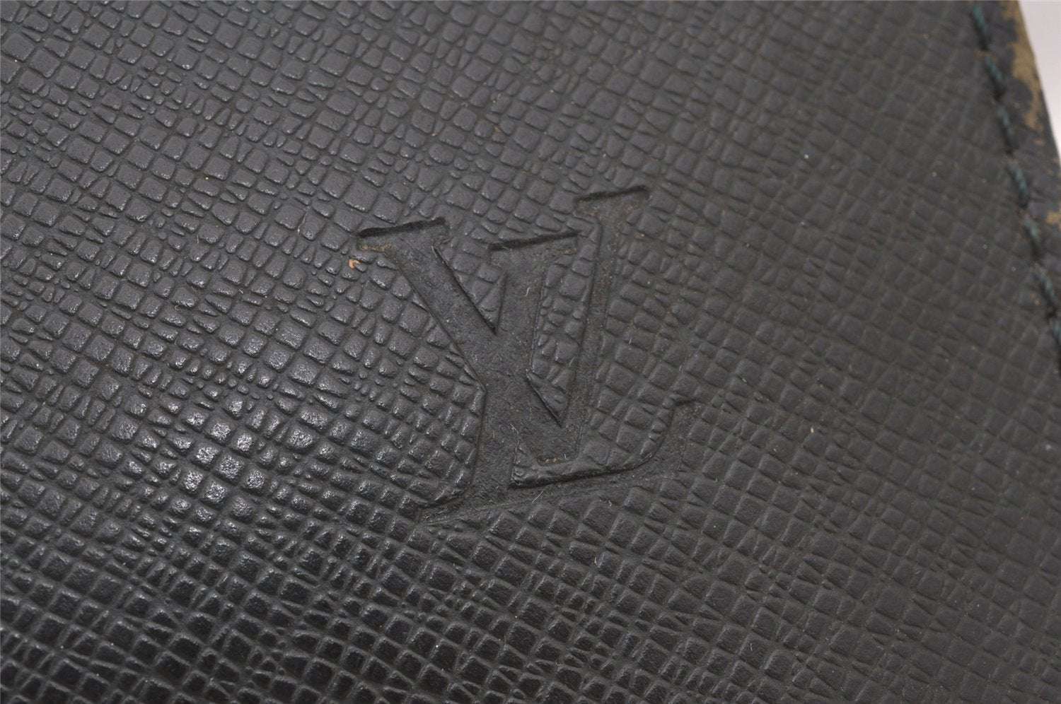 Auth Louis Vuitton Taiga Porte Documents Lozan 2Way Briefcase M30054 Green 6395K