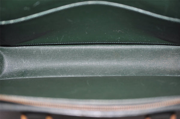 Auth Louis Vuitton Taiga Porte Documents Lozan 2Way Briefcase M30054 Green 6395K