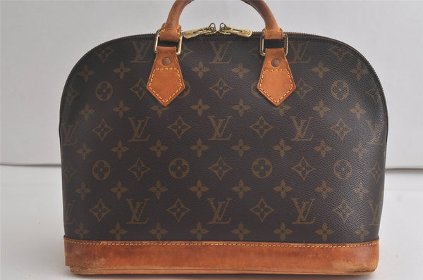 Authentic Louis Vuitton Monogram Alma Hand Bag Purse M51130 LV 6396K