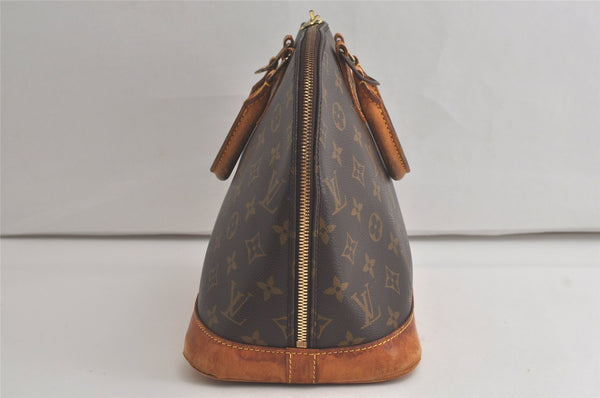 Authentic Louis Vuitton Monogram Alma Hand Bag Purse M51130 LV 6396K