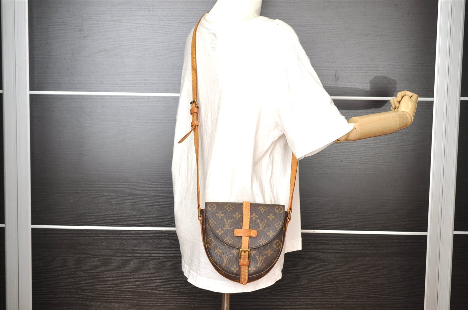 Authentic Louis Vuitton Monogram Chantilly PM Shoulder Cross Bag M51234 LV 6397I