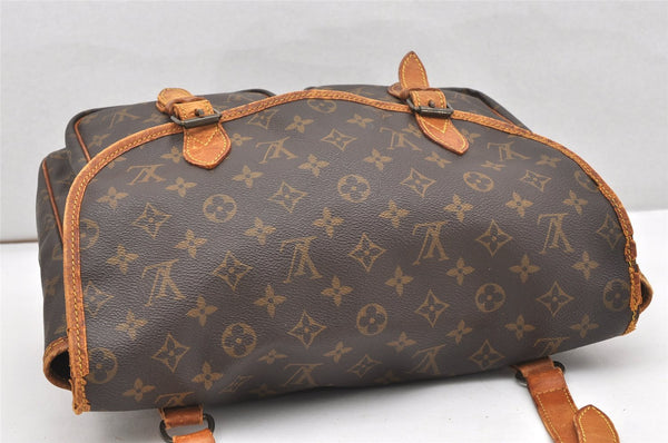Authentic Louis Vuitton Monogram Sac Bazas Shoulder Cross Bag M99013 LV 6397K