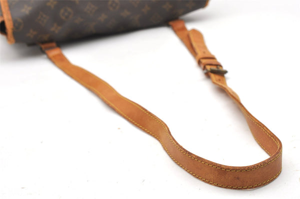 Authentic Louis Vuitton Monogram Sac Bazas Shoulder Cross Bag M99013 LV 6397K