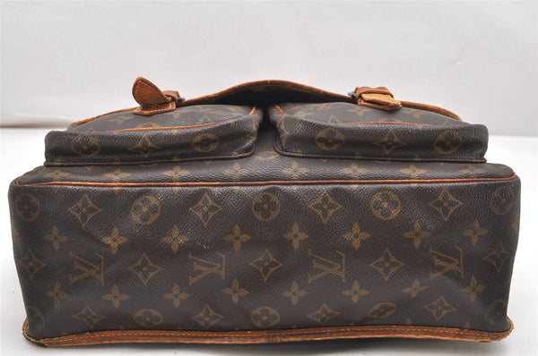 Authentic Louis Vuitton Monogram Sac Bazas Shoulder Cross Bag M99013 LV 6397K