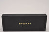 Authentic BVLGARI Vintage Leather Strap Black Box 6399I