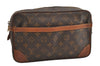 Authentic Louis Vuitton Monogram Compiegne 28 Clutch Hand Bag M51845 LV 6399J