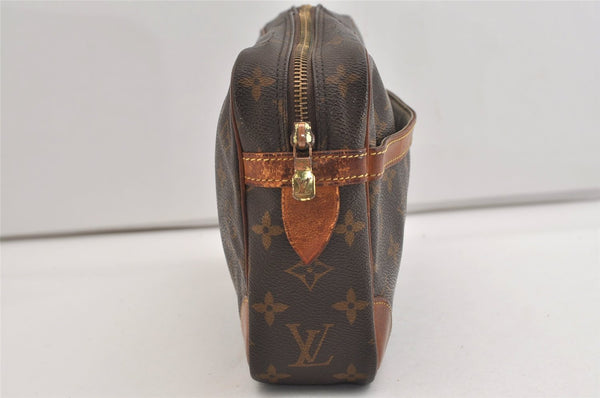 Authentic Louis Vuitton Monogram Compiegne 28 Clutch Hand Bag M51845 LV 6399J