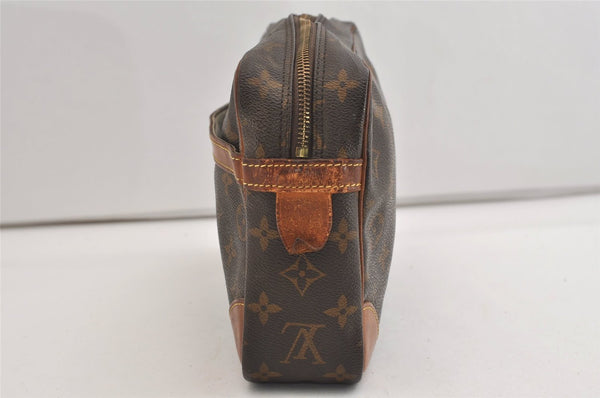 Authentic Louis Vuitton Monogram Compiegne 28 Clutch Hand Bag M51845 LV 6399J