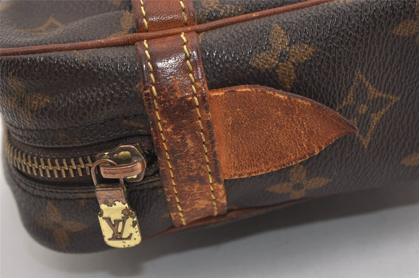 Authentic Louis Vuitton Monogram Compiegne 28 Clutch Hand Bag M51845 LV 6399J