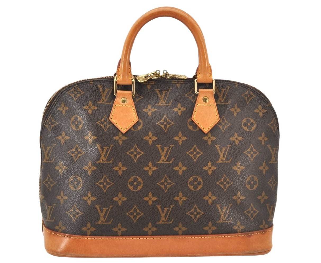 Authentic Louis Vuitton Monogram Alma Hand Bag Purse M51130 LV 6399K