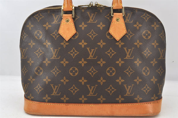 Authentic Louis Vuitton Monogram Alma Hand Bag Purse M51130 LV 6399K