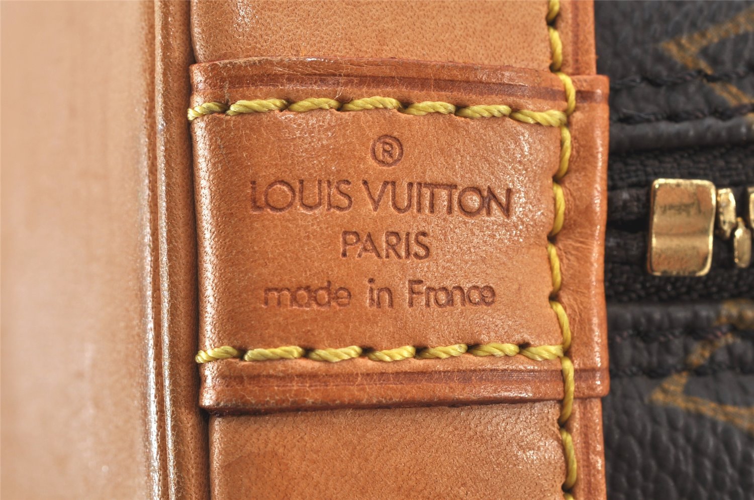 Authentic Louis Vuitton Monogram Alma Hand Bag Purse M51130 LV 6399K