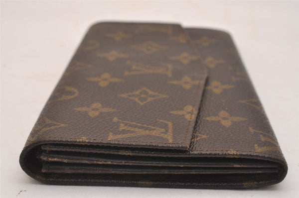 Louis Vuitton Monogram Pochette Porte Monnaie Credit Wallet Old Model Junk 6400J