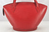 Auth Louis Vuitton Epi Saint Jacques Shopping Shoulder Bag Red M52267 LV 6400K