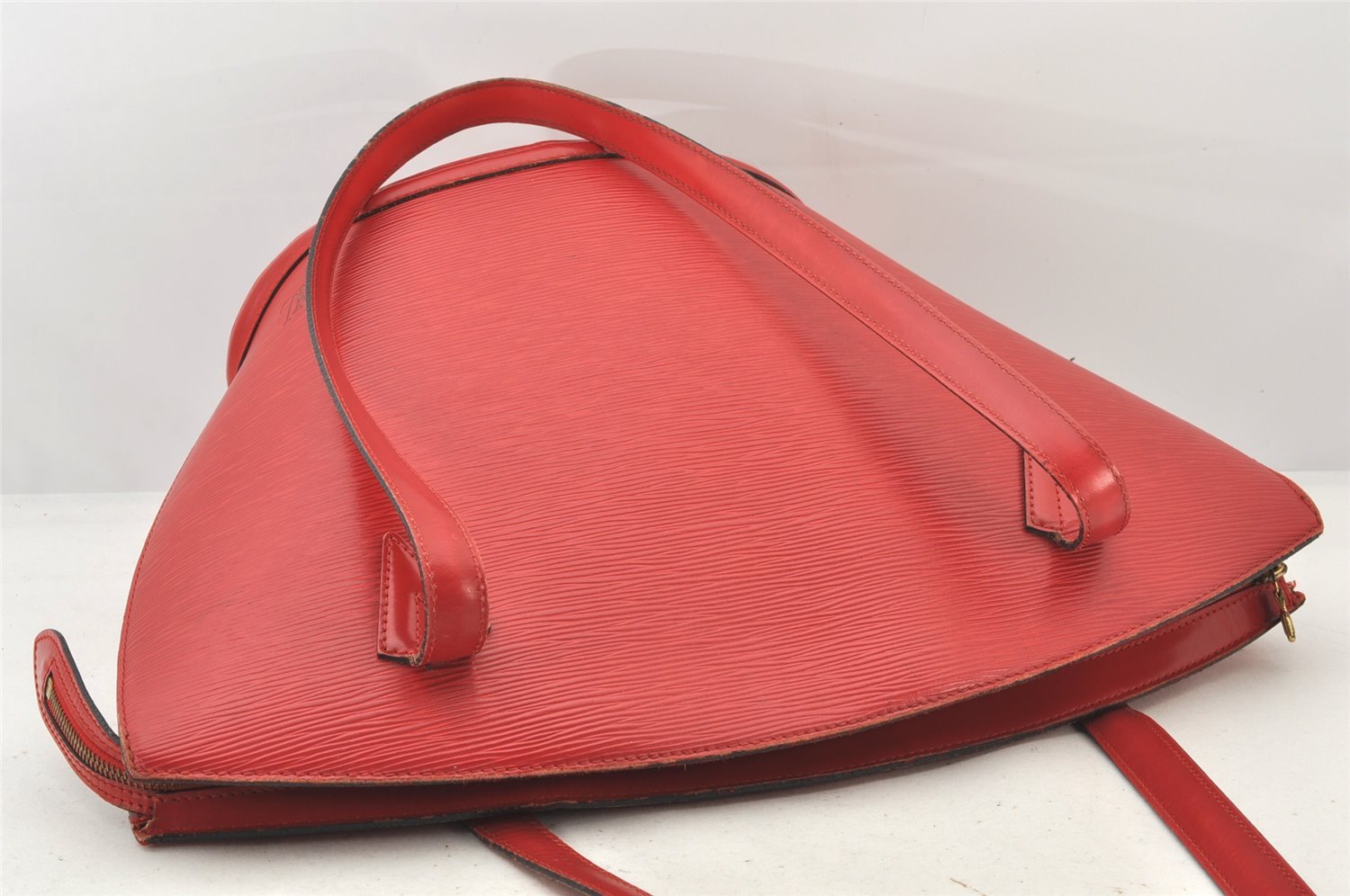 Auth Louis Vuitton Epi Saint Jacques Shopping Shoulder Bag Red M52267 LV 6400K