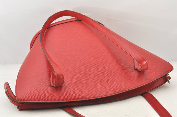 Auth Louis Vuitton Epi Saint Jacques Shopping Shoulder Bag Red M52267 LV 6400K