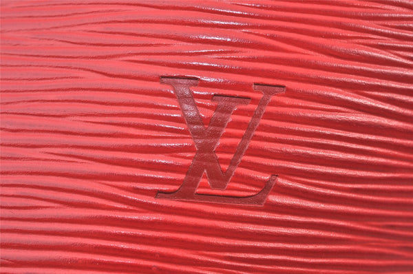 Auth Louis Vuitton Epi Saint Jacques Shopping Shoulder Bag Red M52267 LV 6400K