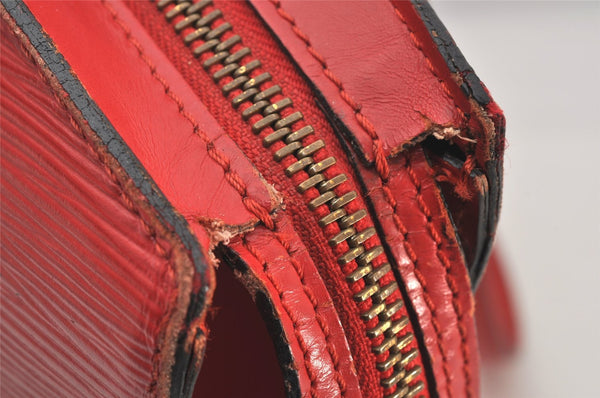 Auth Louis Vuitton Epi Saint Jacques Shopping Shoulder Bag Red M52267 LV 6400K