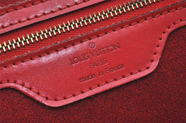Auth Louis Vuitton Epi Saint Jacques Shopping Shoulder Bag Red M52267 LV 6400K
