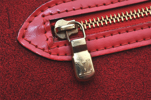 Auth Louis Vuitton Epi Saint Jacques Shopping Shoulder Bag Red M52267 LV 6400K