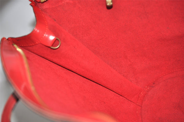 Auth Louis Vuitton Epi Saint Jacques Shopping Shoulder Bag Red M52267 LV 6400K