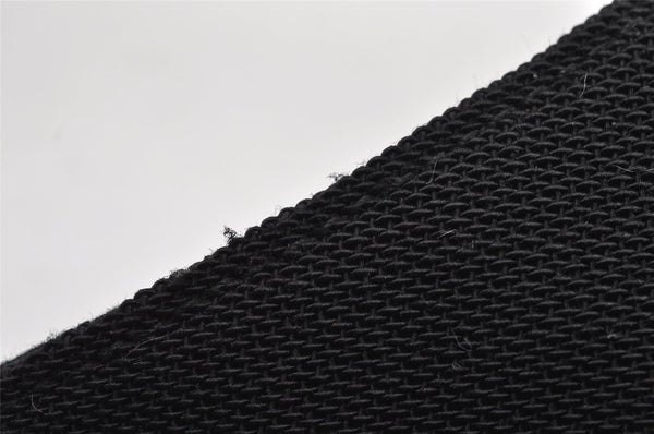 Authentic GUCCI Vintage Shoulder Hand Bag Purse Nylon Enamel Black Junk 6401I