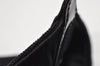 Authentic GUCCI Vintage Shoulder Hand Bag Purse Nylon Enamel Black Junk 6401I